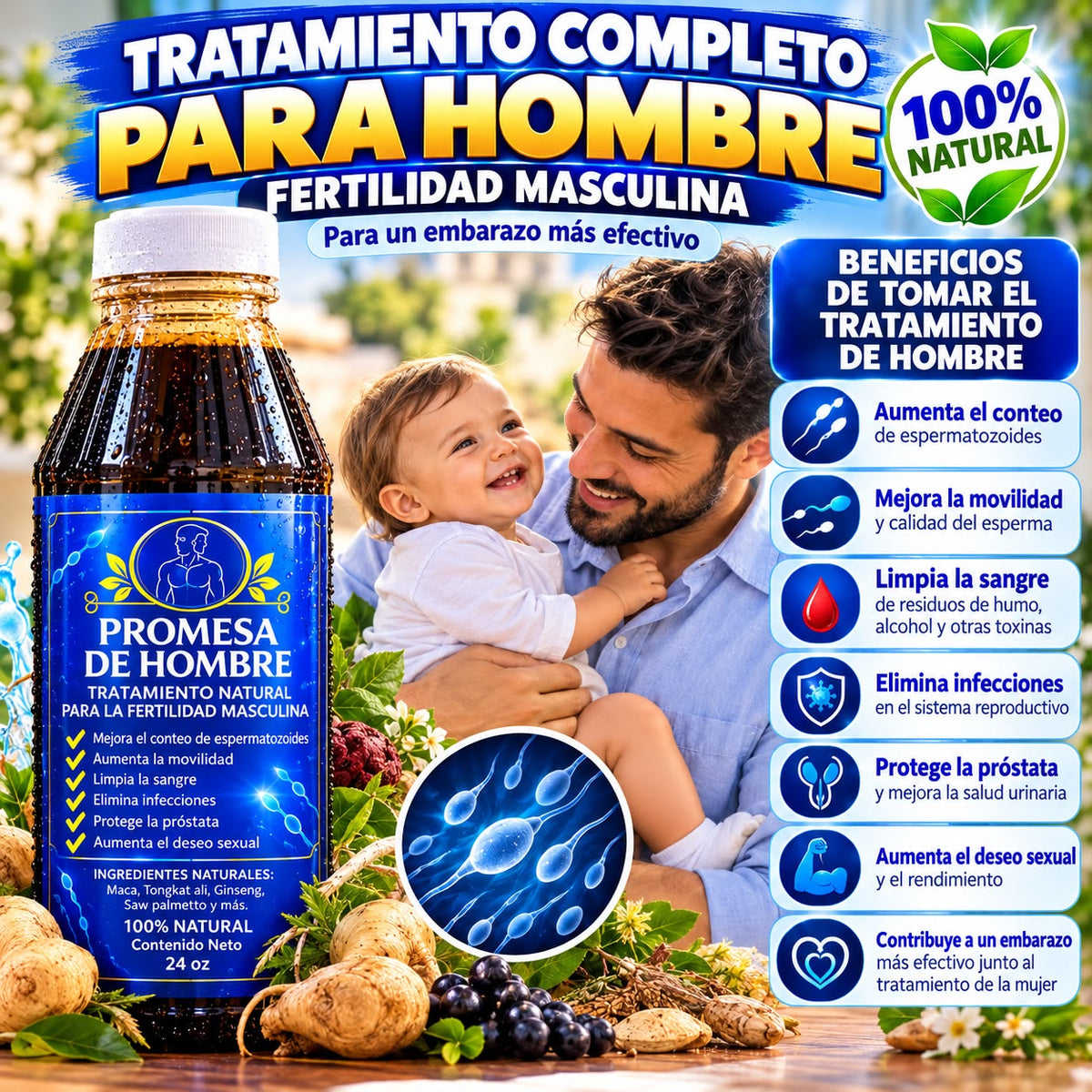 🔵 Botella Azul – Fertilidad Masculina